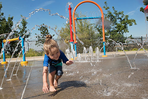 Kids Spray Garden is Available at this Gym