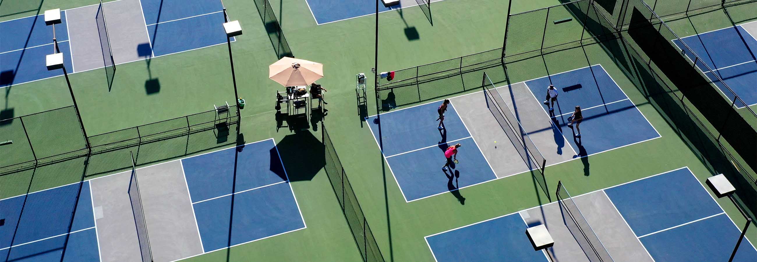 Pickleball, Tennis & Racquetball Courts at our Resort-Style Clubs
