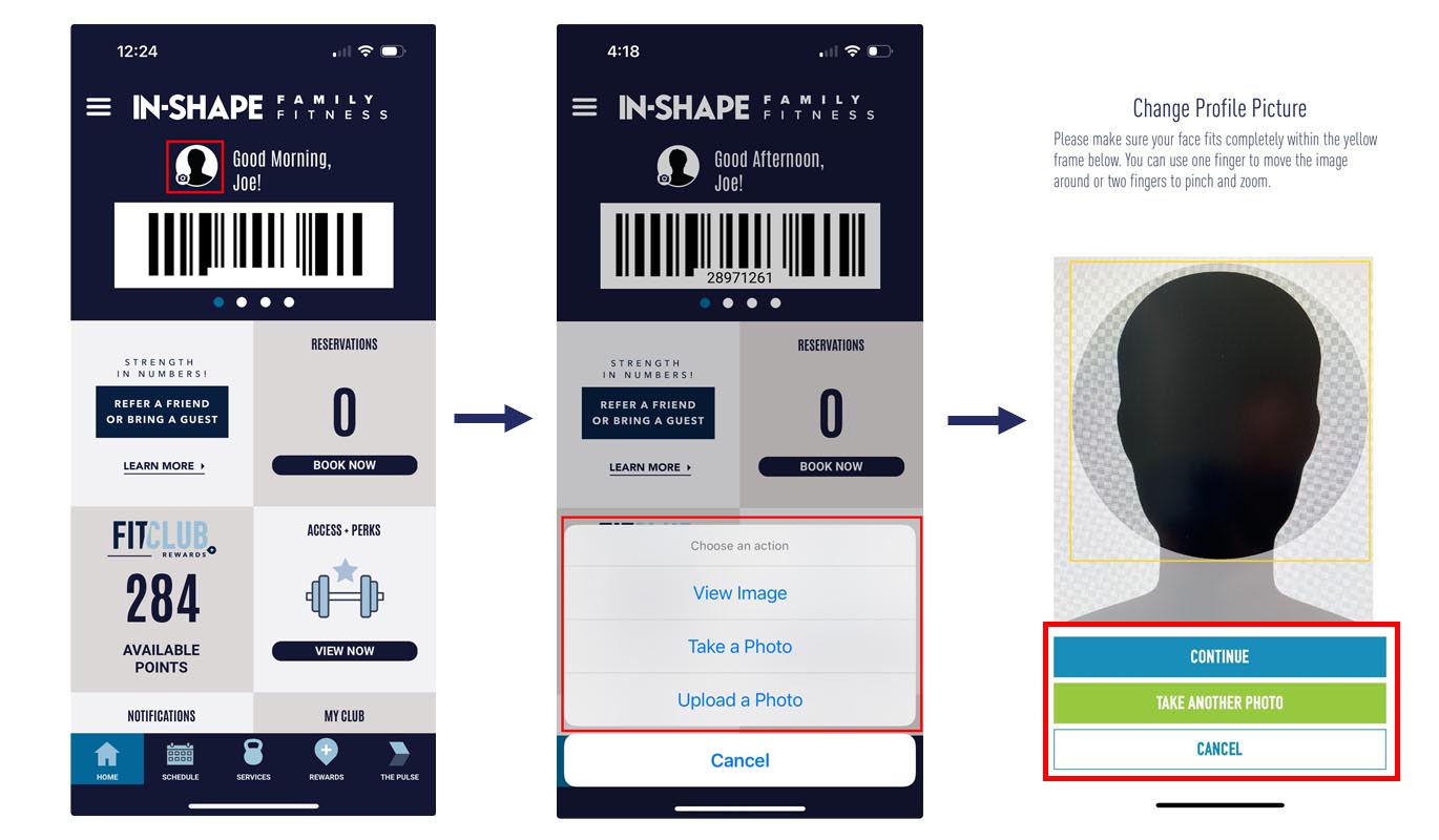 How to Add a Profile Photo to the In-Shape App